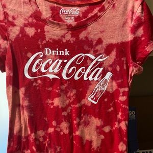 One-of-kind Tie-Dyed Coca Cola T-shirt